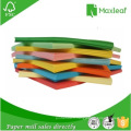 Manufactuer de papier d&#39;emballage couleur A4 pour usage de bureau avec 100% de pulpe de bois